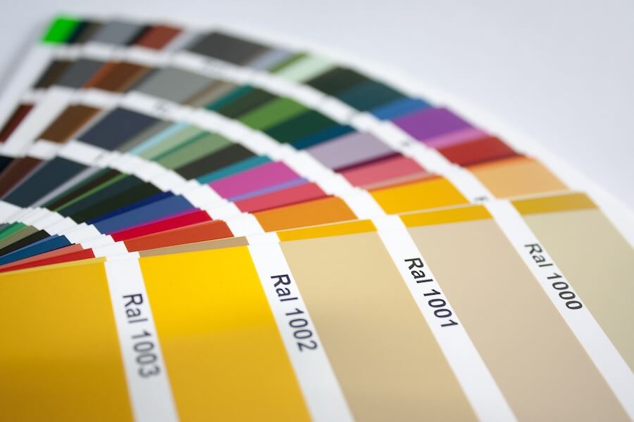 RAL Farben Fächer