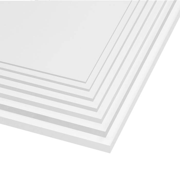 Schrägansicht aller Acrylglas-Platten