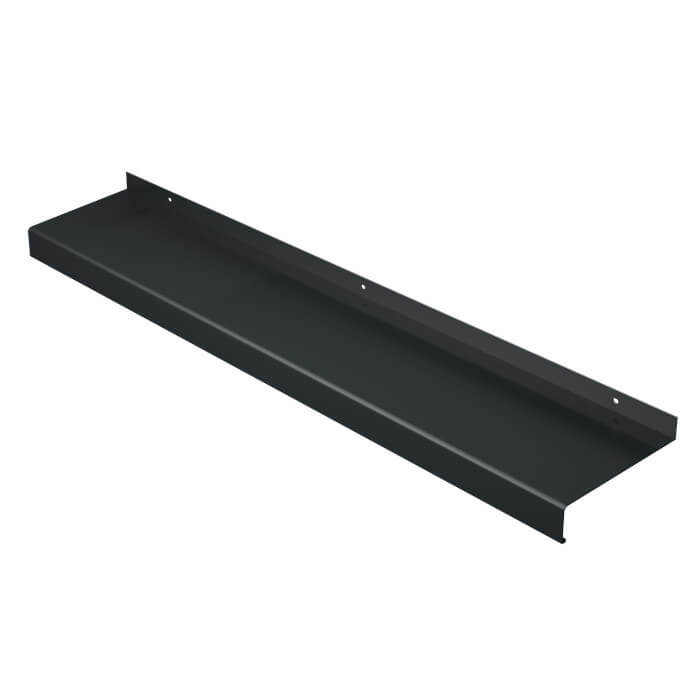 Aluminium Fensterbank aussen, anthrazit, schwarz, dunkelgrau (RAL 7016) mit 40mm Tropfkante 300x50mm