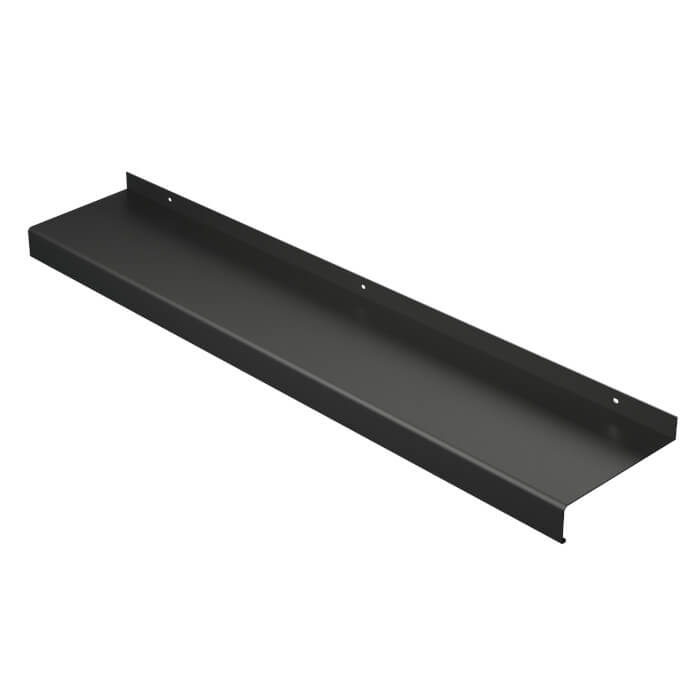 Aluminium Fensterbank aussen in Eisenglimmergrau (DB703) mit 40mm Tropfkante, 50mm Tiefe