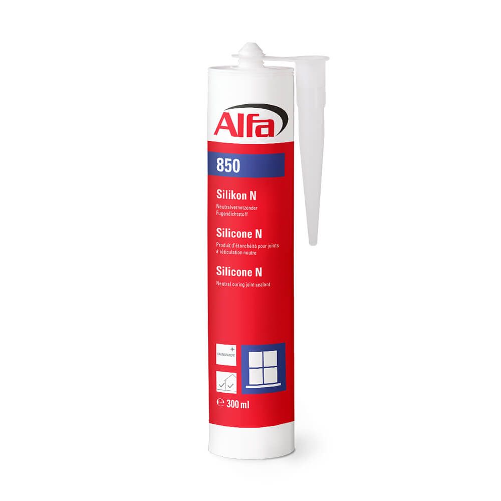 Alfa Fenstersilikon NT 310 ml Transparent